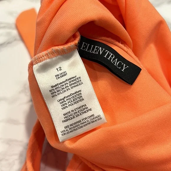 NWT! Ellen Tracy One Piece Swimsuit - Picture 10 of 10